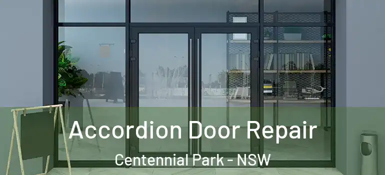 Accordion Door Repair Centennial Park - NSW