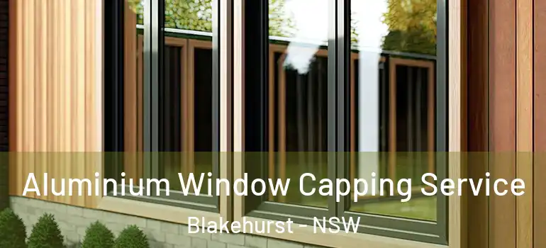 Aluminium Window Capping Service Blakehurst - NSW