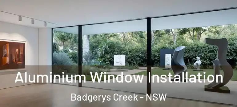 Aluminium Window Installation Badgerys Creek - NSW