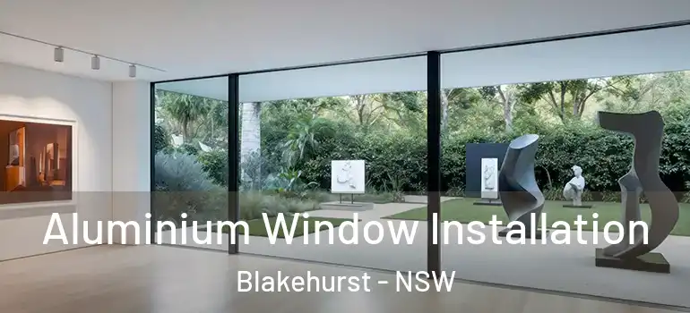 Aluminium Window Installation Blakehurst - NSW