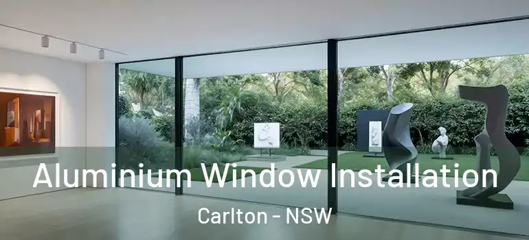 Aluminium Window Installation Carlton - NSW