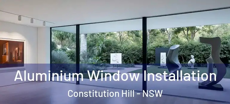 Aluminium Window Installation Constitution Hill - NSW