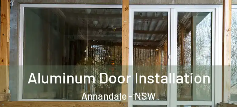  Aluminum Door Installation Annandale - NSW