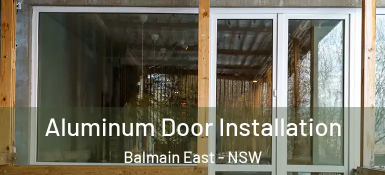  Aluminum Door Installation Balmain East - NSW