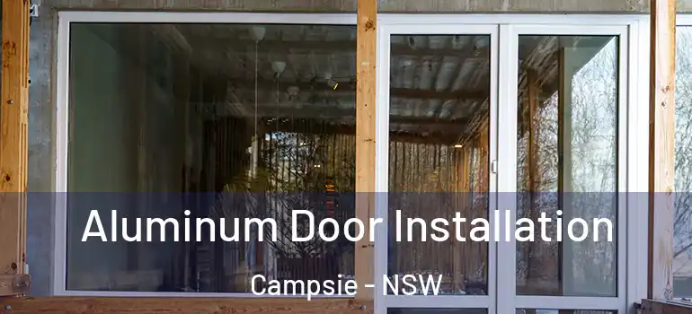 Aluminum Door Installation Campsie - NSW