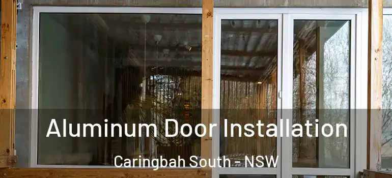  Aluminum Door Installation Caringbah South - NSW