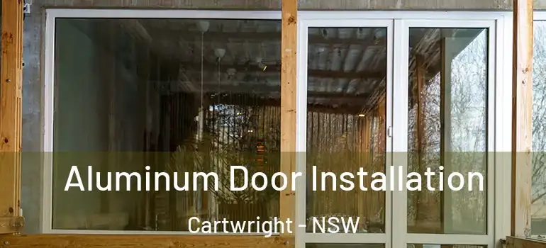 Aluminum Door Installation Cartwright - NSW