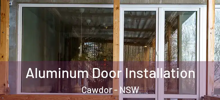  Aluminum Door Installation Cawdor - NSW