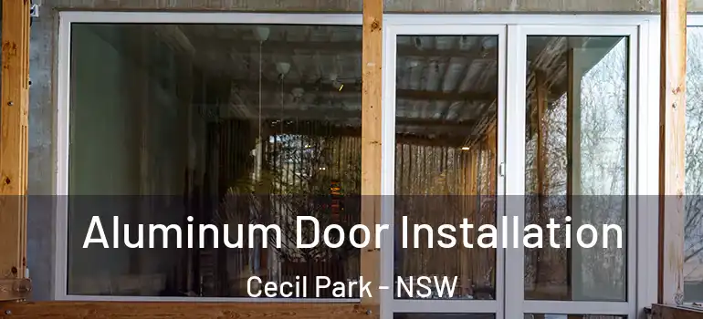  Aluminum Door Installation Cecil Park - NSW