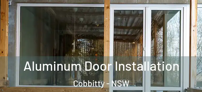  Aluminum Door Installation Cobbitty - NSW