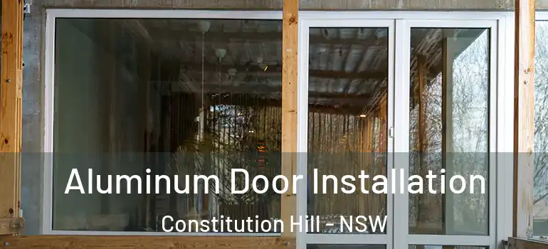 Aluminum Door Installation Constitution Hill - NSW