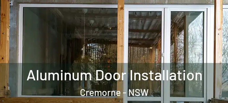 Aluminum Door Installation Cremorne - NSW