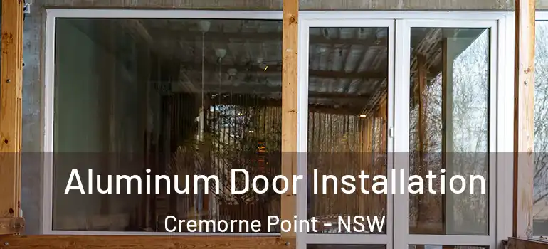 Aluminum Door Installation Cremorne Point - NSW