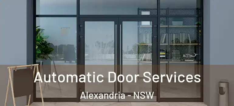 Automatic Door Services Alexandria - NSW
