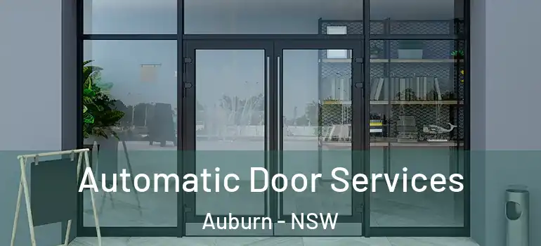 Automatic Door Services Auburn - NSW