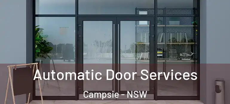 Automatic Door Services Campsie - NSW
