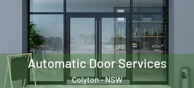 Automatic Door Services Colyton - NSW