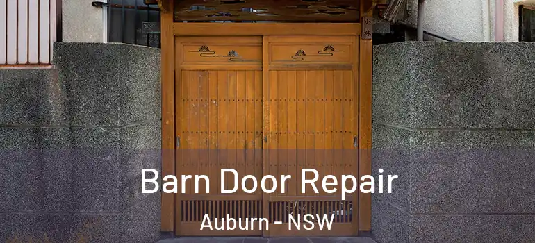 Barn Door Repair Auburn - NSW