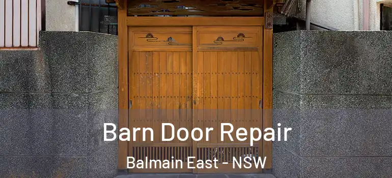 Barn Door Repair Balmain East - NSW