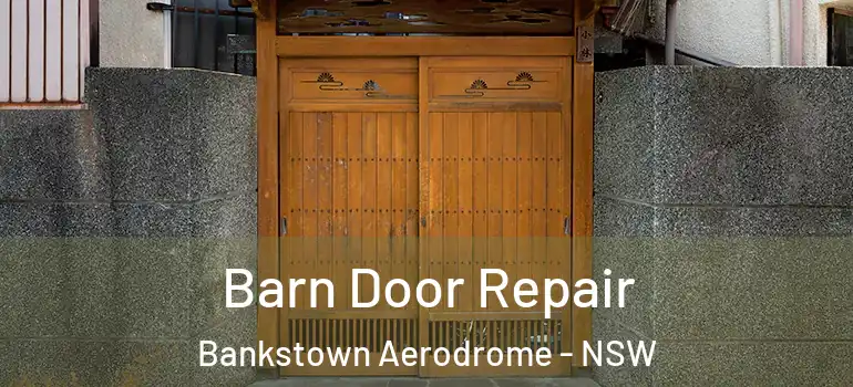 Barn Door Repair Bankstown Aerodrome - NSW