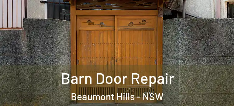 Barn Door Repair Beaumont Hills - NSW