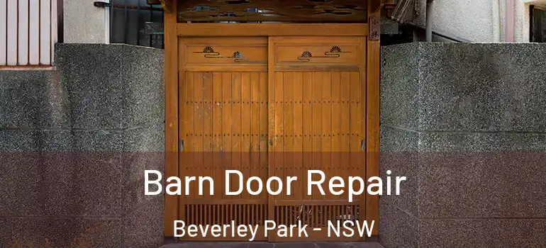 Barn Door Repair Beverley Park - NSW