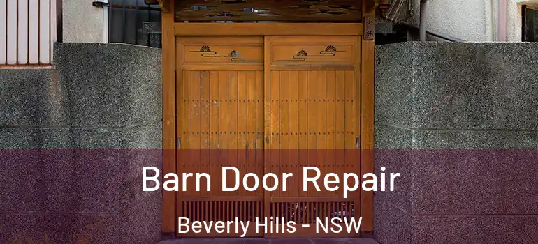 Barn Door Repair Beverly Hills - NSW