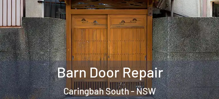 Barn Door Repair Caringbah South - NSW