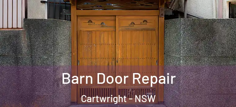Barn Door Repair Cartwright - NSW