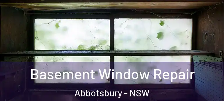Basement Window Repair Abbotsbury - NSW