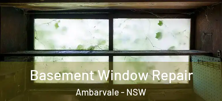 Basement Window Repair Ambarvale - NSW