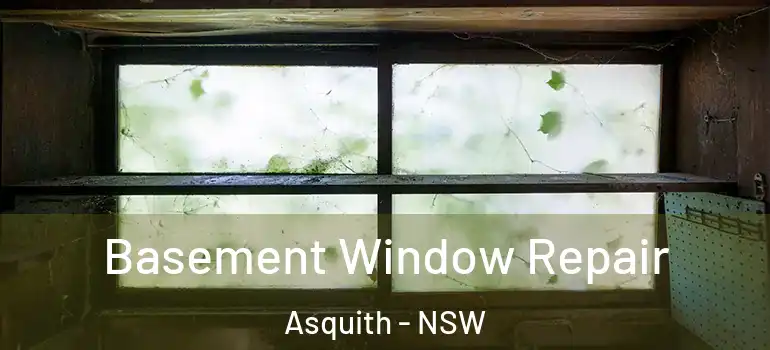 Basement Window Repair Asquith - NSW