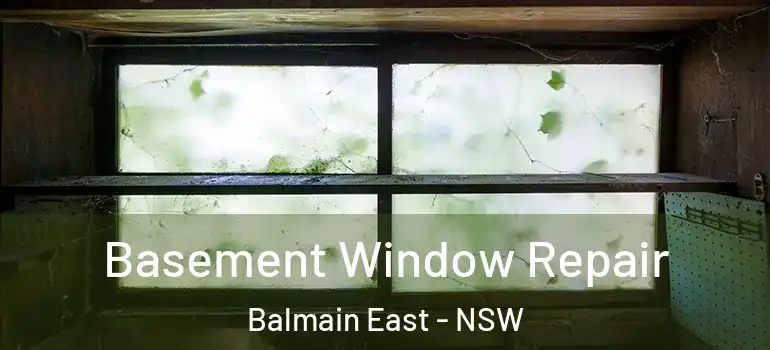  Basement Window Repair Balmain East - NSW