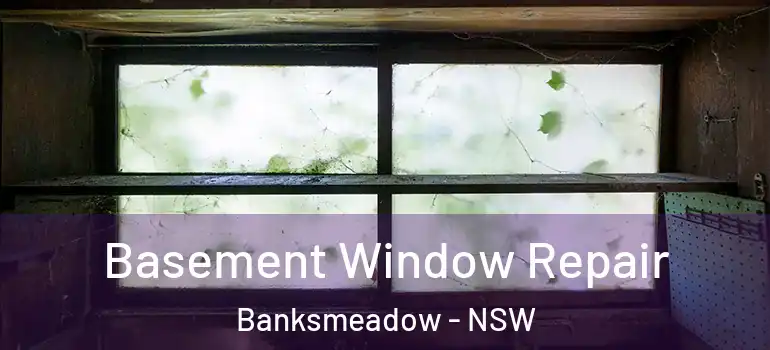 Basement Window Repair Banksmeadow - NSW