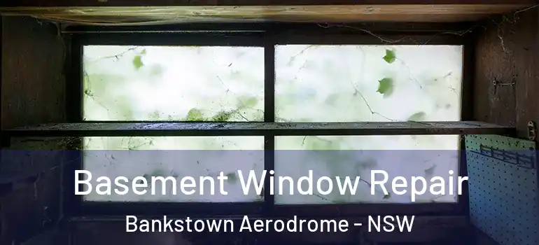 Basement Window Repair Bankstown Aerodrome - NSW