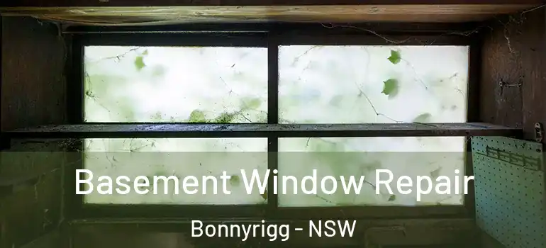 Basement Window Repair Bonnyrigg - NSW