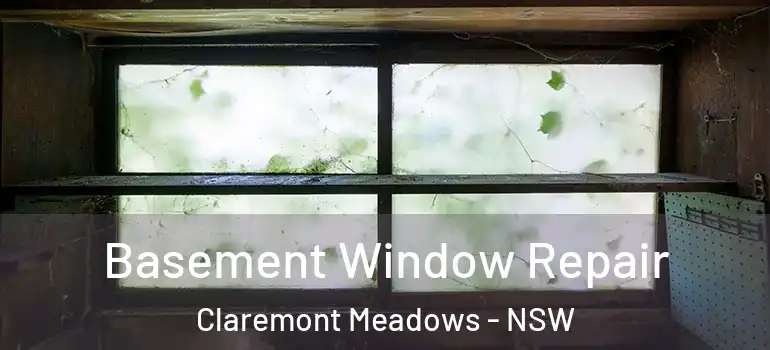  Basement Window Repair Claremont Meadows - NSW