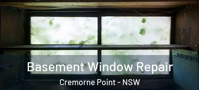 Basement Window Repair Cremorne Point - NSW