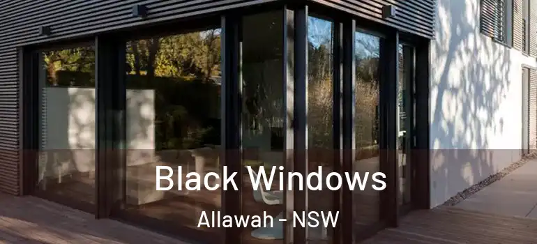 Black Windows Allawah - NSW