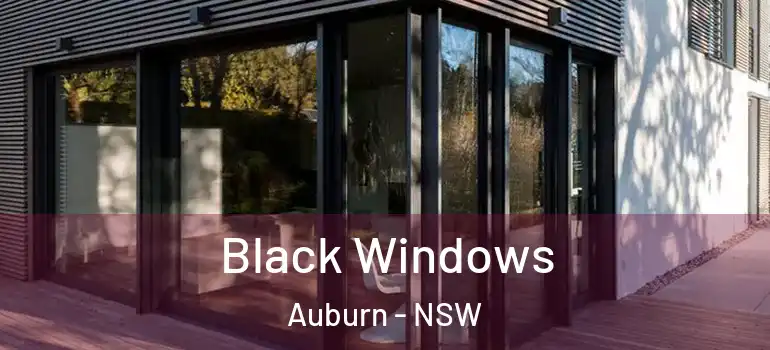  Black Windows Auburn - NSW