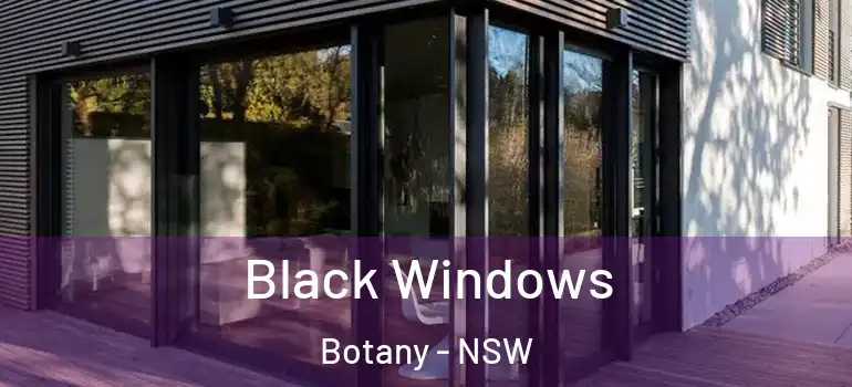Black Windows Botany - NSW