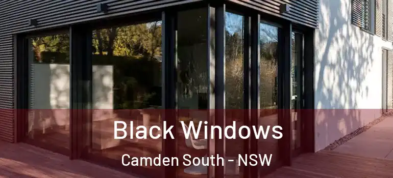 Black Windows Camden South - NSW