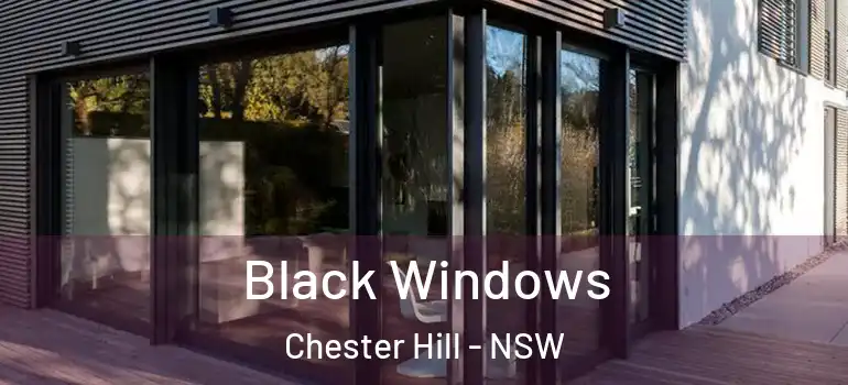 Black Windows Chester Hill - NSW