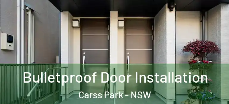  Bulletproof Door Installation Carss Park - NSW