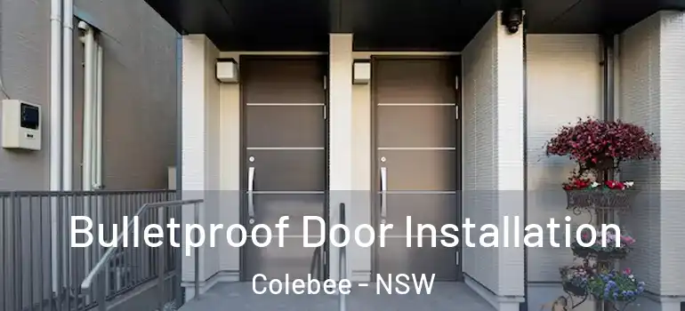 Bulletproof Door Installation Colebee - NSW