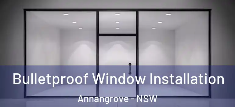 Bulletproof Window Installation Annangrove - NSW