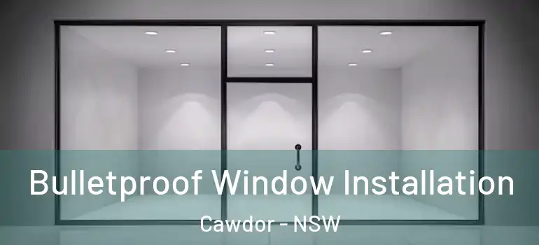  Bulletproof Window Installation Cawdor - NSW