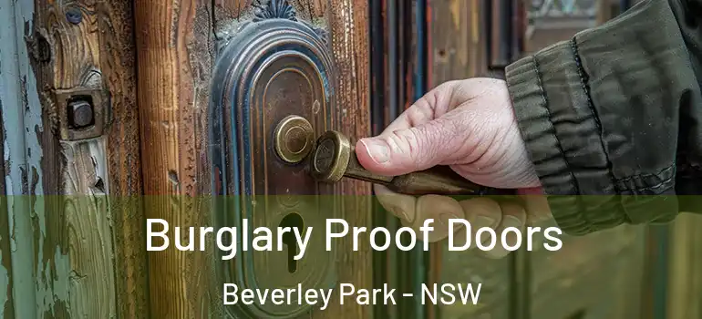 Burglary Proof Doors Beverley Park - NSW