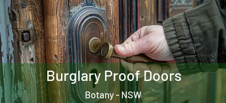 Burglary Proof Doors Botany - NSW
