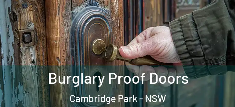 Burglary Proof Doors Cambridge Park - NSW